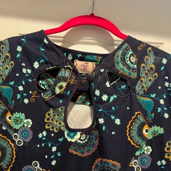 Peacock dress from Dancing Days 2X - Picture 2 of 2